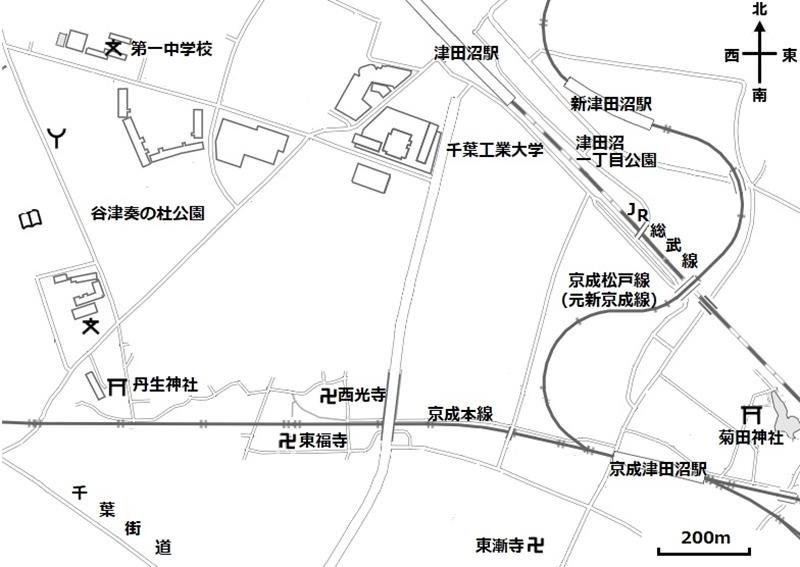 地域の変遷伝える街並み　確かに息づく歴史や文化　津田沼駅（ＪＲ総武線）、京成津田沼駅（京成本線）、新津田沼駅（京成松戸線）　【駅から２kmのおもしろ散歩　千葉地理学会】