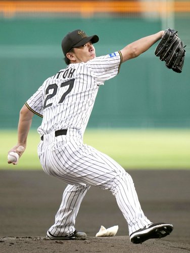 千葉ロッテ戦に先発し、６回１失点だった阪神・伊藤将（共同）