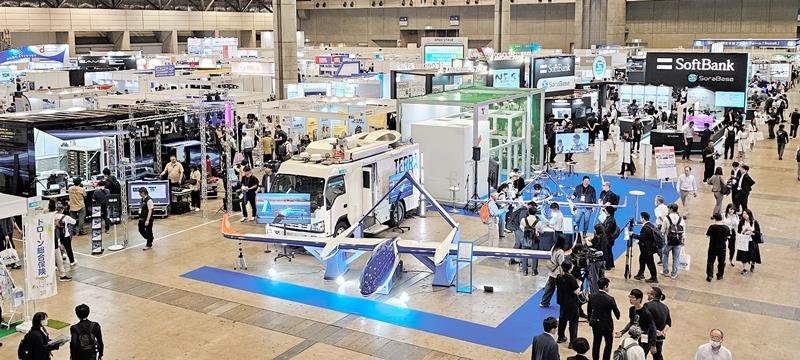 幕張メッセでジャパンドローン開幕　国内最大規模、最多２８５社・団体が出展　６日まで