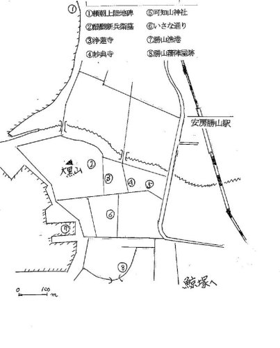 頼朝再起始まりの地　房総鯨漁の祖、新兵衛も縁　安房勝山駅（内房線）　【駅から２kmのおもしろ散歩　千葉地理学会】