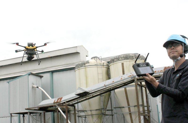 鳥インフル防止へ新装置　ドローンでレーザー照射　感染源の野鳥撃退　ＮＴＴ東グループ
