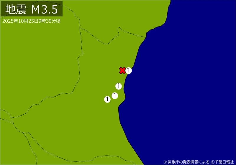 震度分布図