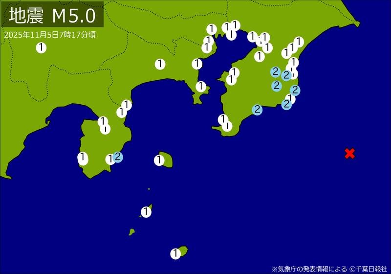 震度分布図