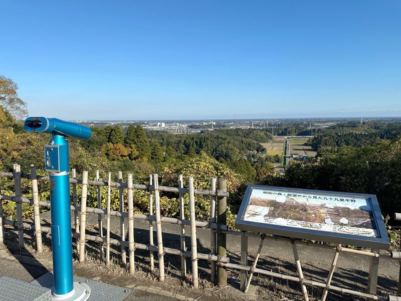 昭和の森展望台から