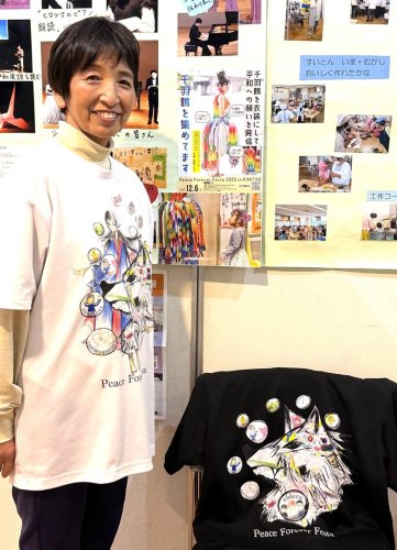 平和願い千羽鶴ドレス　子どもたち、輝く姿見て　１２月６日、君津でキッズファッションショー　【戦後８０年ちば】