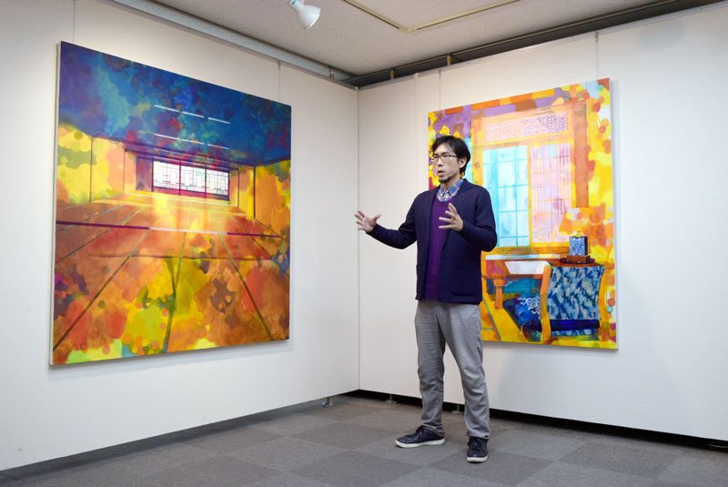「玉川旅館」の記憶たどる　太宰ゆかりの部屋も“再現”　２１日まで船橋市収蔵作品展