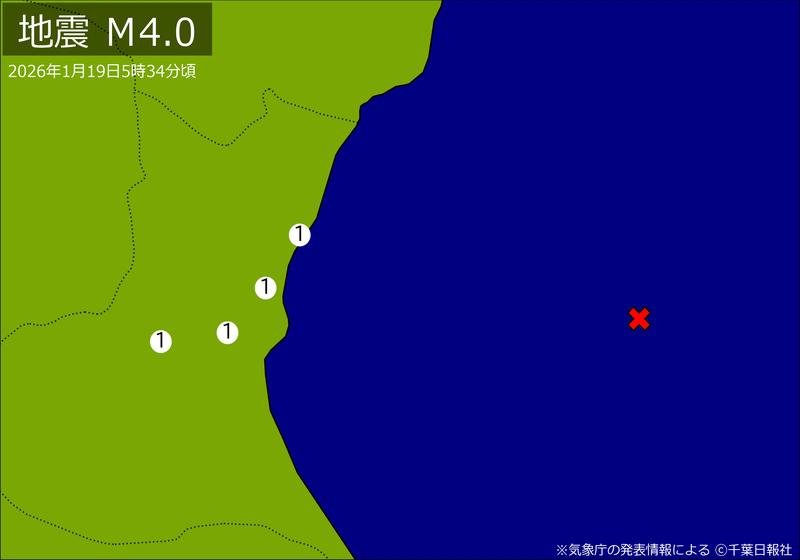 震度分布図