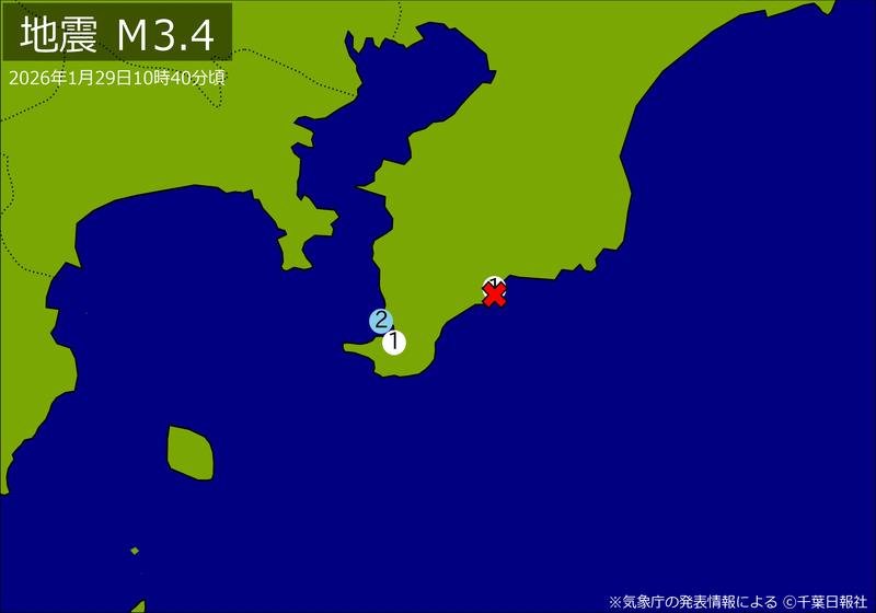 【速報・震度分布図あり】関東で地震相次ぐ　最大でＭ４．６　東京、神奈川、千葉、静岡で揺れ　震源はいずれも千葉県南部（追記あり）