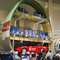 ジャンボ機輪切りに　貨物室に車もすっぽり　芝山の航空博物館