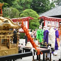 祇園会で疫病退散祈願　山車や総踊り中止に　若者頭「来年は祭りを」　成田山新勝寺
