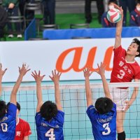 破壊力抜群、勢い加速　習志野３回戦進出　春高バレー