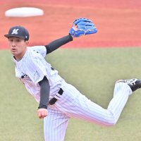 ６回２失点と好投した千葉ロッテ・小島

