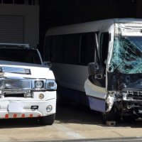 【速報】信号無視、四駆車の男を逮捕　高校生乗る部活マイクロバスと衝突　危険運転傷害疑い　四街道の県道交差点