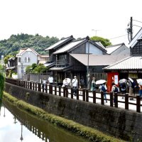 小野川沿いで“涼”　香取市　家族連れ、気配り忘れず　【コロナ下３度目の夏休み】