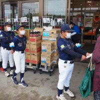 野球少年４人、電話ｄｅ詐欺への注意呼びかけ　富津署