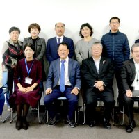 韓国交流団体市役所訪問　姉妹校が縁で　山武 