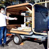 「エコキャビン」千葉大開発　災害時や住民交流に活用　長柄町で実用化模索
