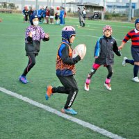 女子同士の試合形式の練習も重ねた