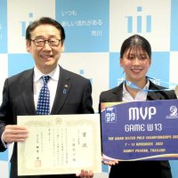 市川市民に「恩返しを」　競技引退、市消防局へ　東京五輪水球代表の工藤恭子さん