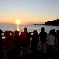 初日の出に５万８０００人　銚子
