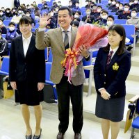 原監督、国際武道大で講義