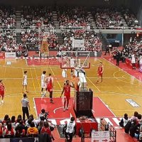 千葉ジェッツの２０連勝を後押ししたファン＝１２日、船橋アリーナ