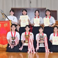 安田（千葉女）３冠　なぎなた　千葉県高校総体