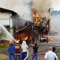 製材作業場が全焼　いすみ、けが人なし