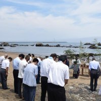 銚子で海水浴場の安全祈願　海鹿島など３カ所２２日開設