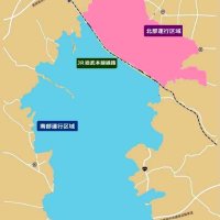 八街市の予約型乗り合いタクシーの運行エリア（同市提供）
