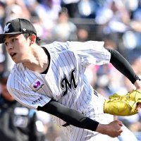 佐々木朗希、今季初登板７奪三振　千葉ロッテ　５回１失点、勝敗付かず