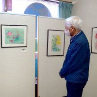 濃淡、にじみ生かした２４点　市原　透明水彩展　２０日まで