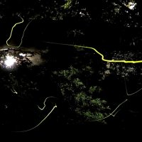 君津・大道沢公園　住宅地にホタル舞う