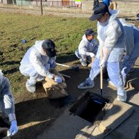 野球指導に感謝　地域で清掃活動　富津中の野球部員ら