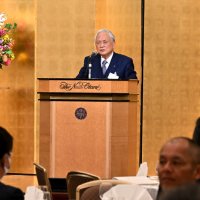 工事の安全を誓う　水道２団体合同新年会