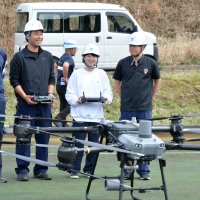 大型ドローン初導入　職員も二等操縦資格取得　いすみ市、災害対策強化へ