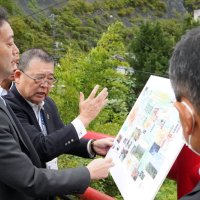道路、観光、有害鳥獣対策…　夷隅地域発展へ熊谷知事視察　４市町長意見交換