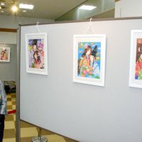 初期から最新作４５点披露　漫画家、松本夏実さん原画展　茂原・アスモ、１１月２５日まで